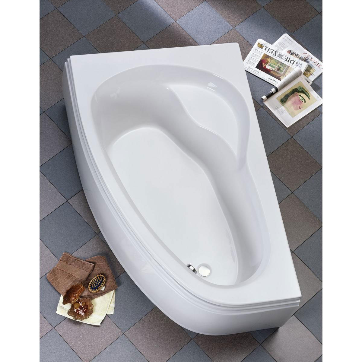 Ottofond Eckwanne Loredana Mod B 175 x 110 cm weiß Bild 2