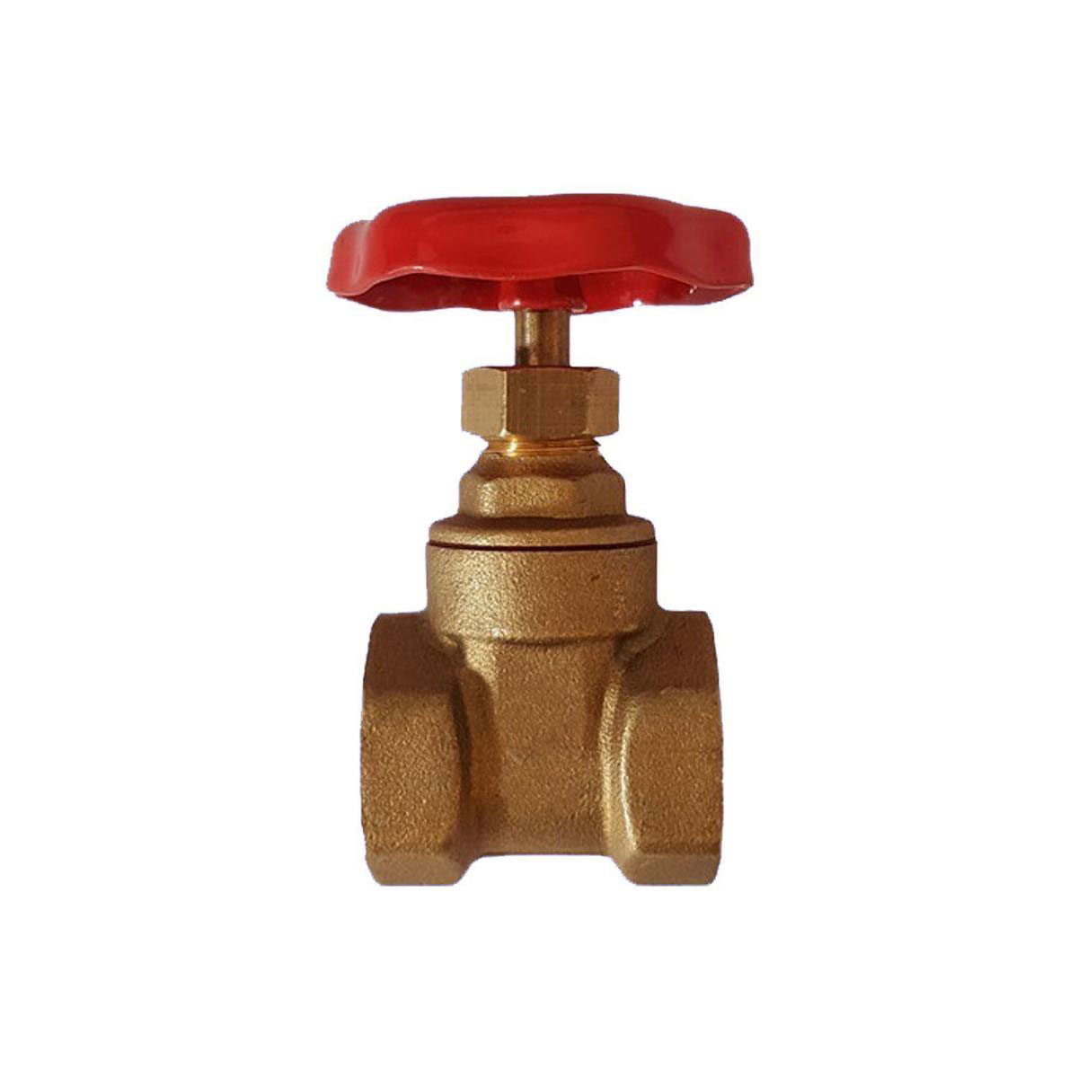 Muffenschieber 1" Messing