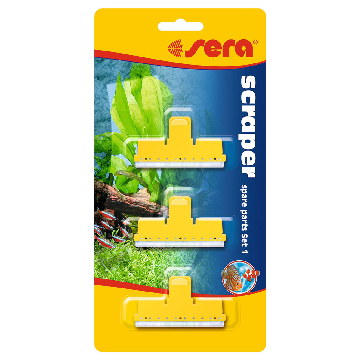 sera  scraper Ersatzklingen Set 1