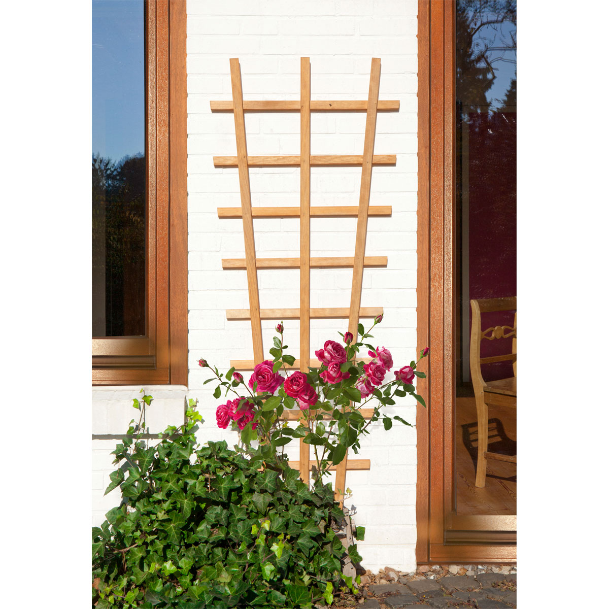 Rankgitter V Aspe braun 44/63x150 cm Bild 2