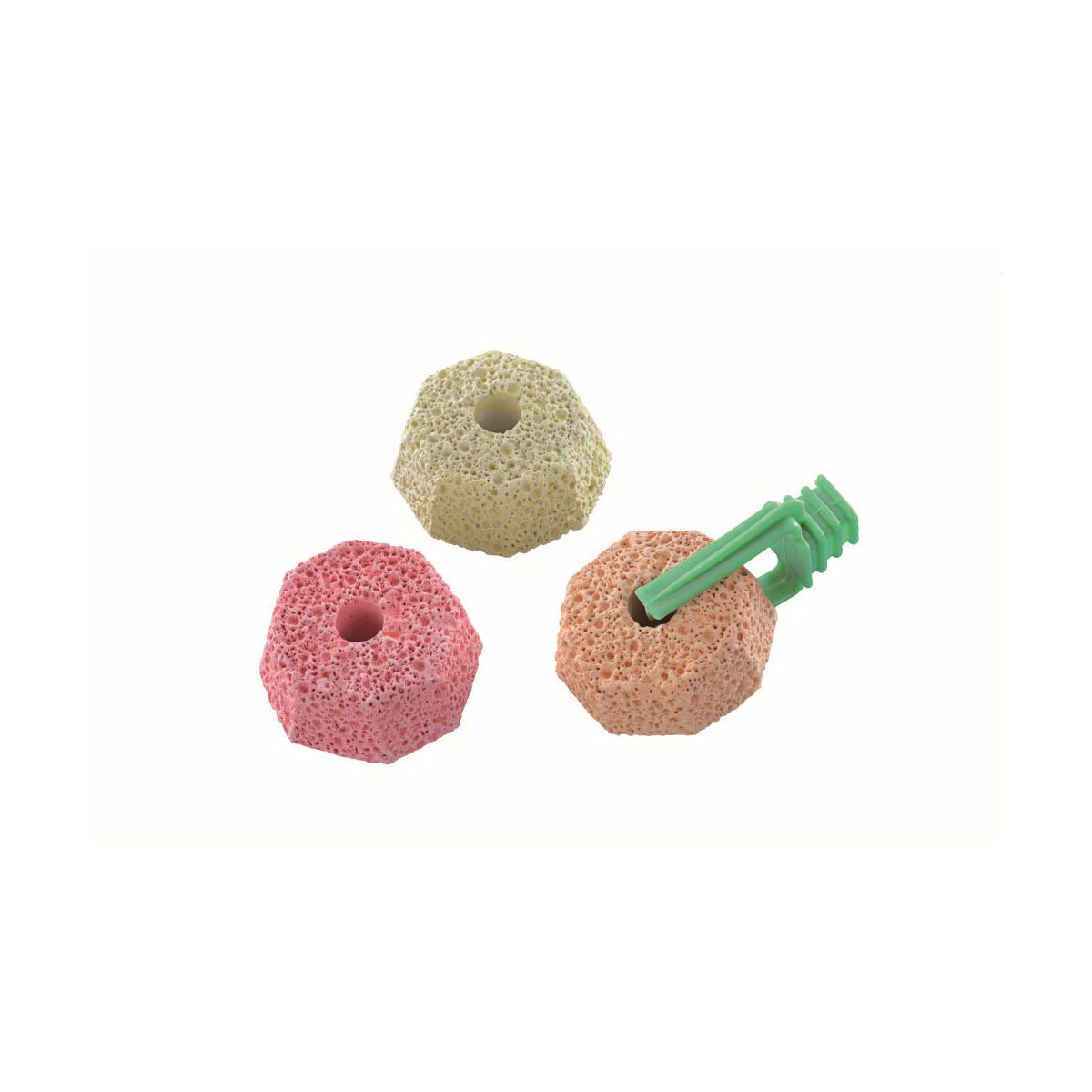 Bimsstein und Halter 3 St je 30 g