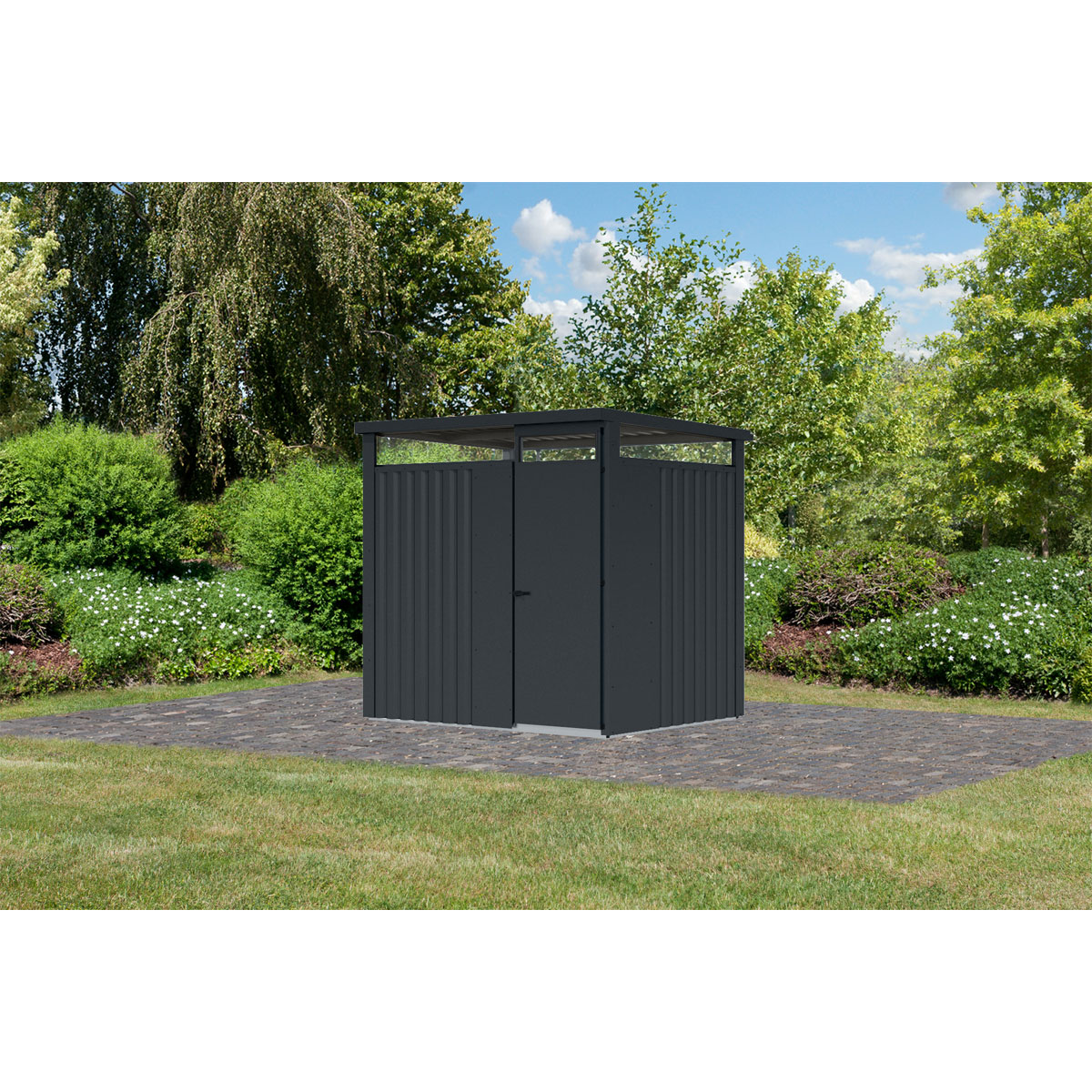 Karibu Metall Gerätehaus Oesten 1,5 Bild 4