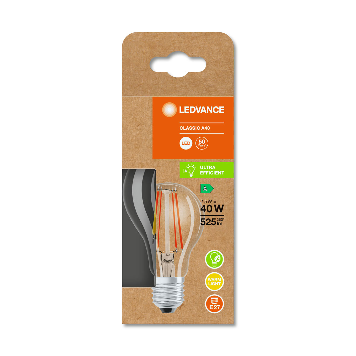 Ledvance LED-Leuchtmittel A60 E27 4W warmweiß Bild 4