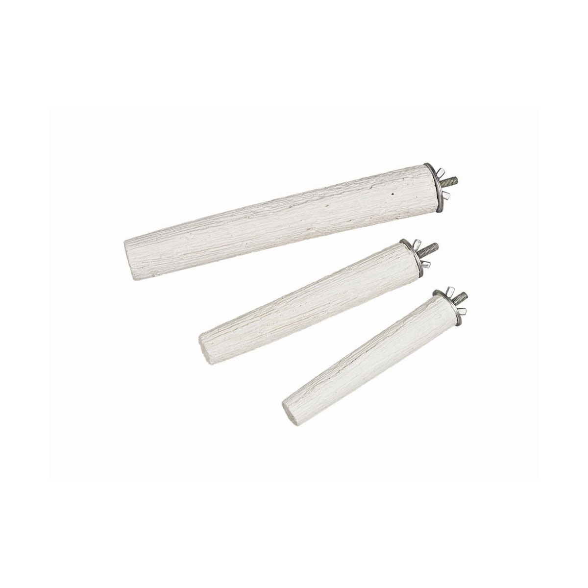 Sitzstange Mineral Stones weiß 12,5 cm 95 g