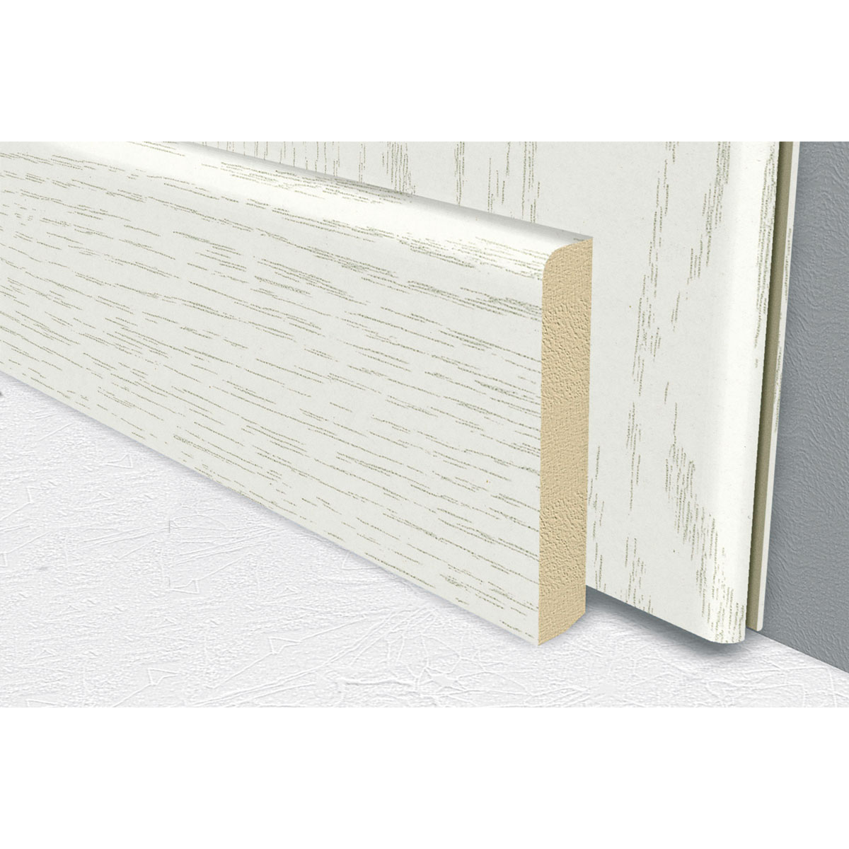 Fußleiste Edelweiß 2,6 m