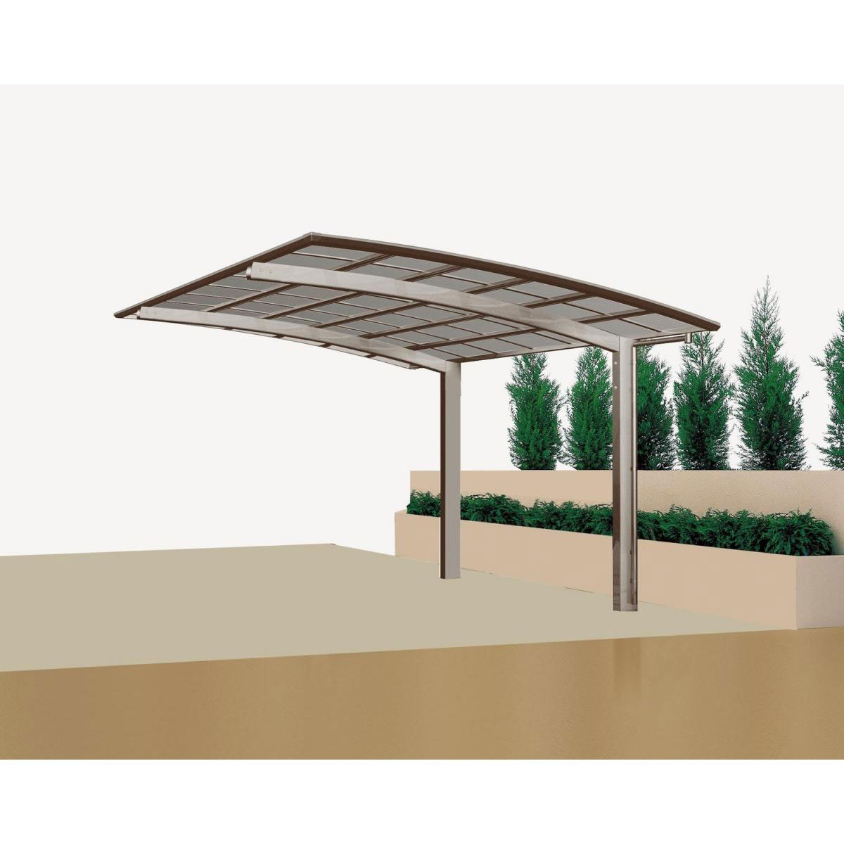 Ximax Carport Alu Portoforte 110 Edelstahl-LookSL und SB