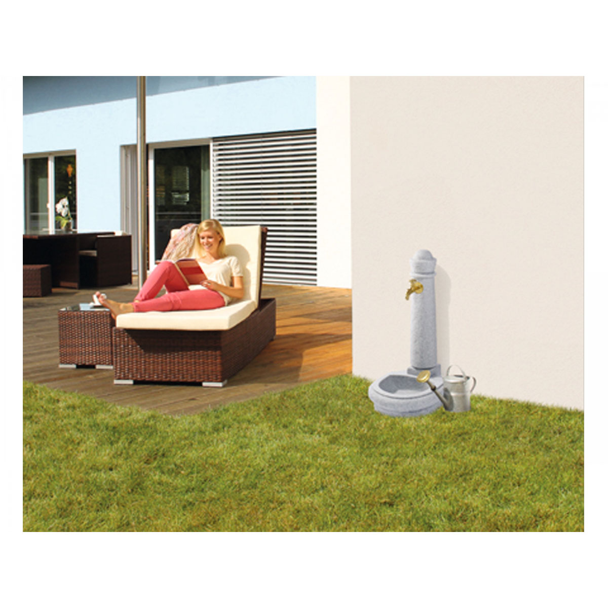 Garantia Steinbrunnen Venezia grau Bild 2