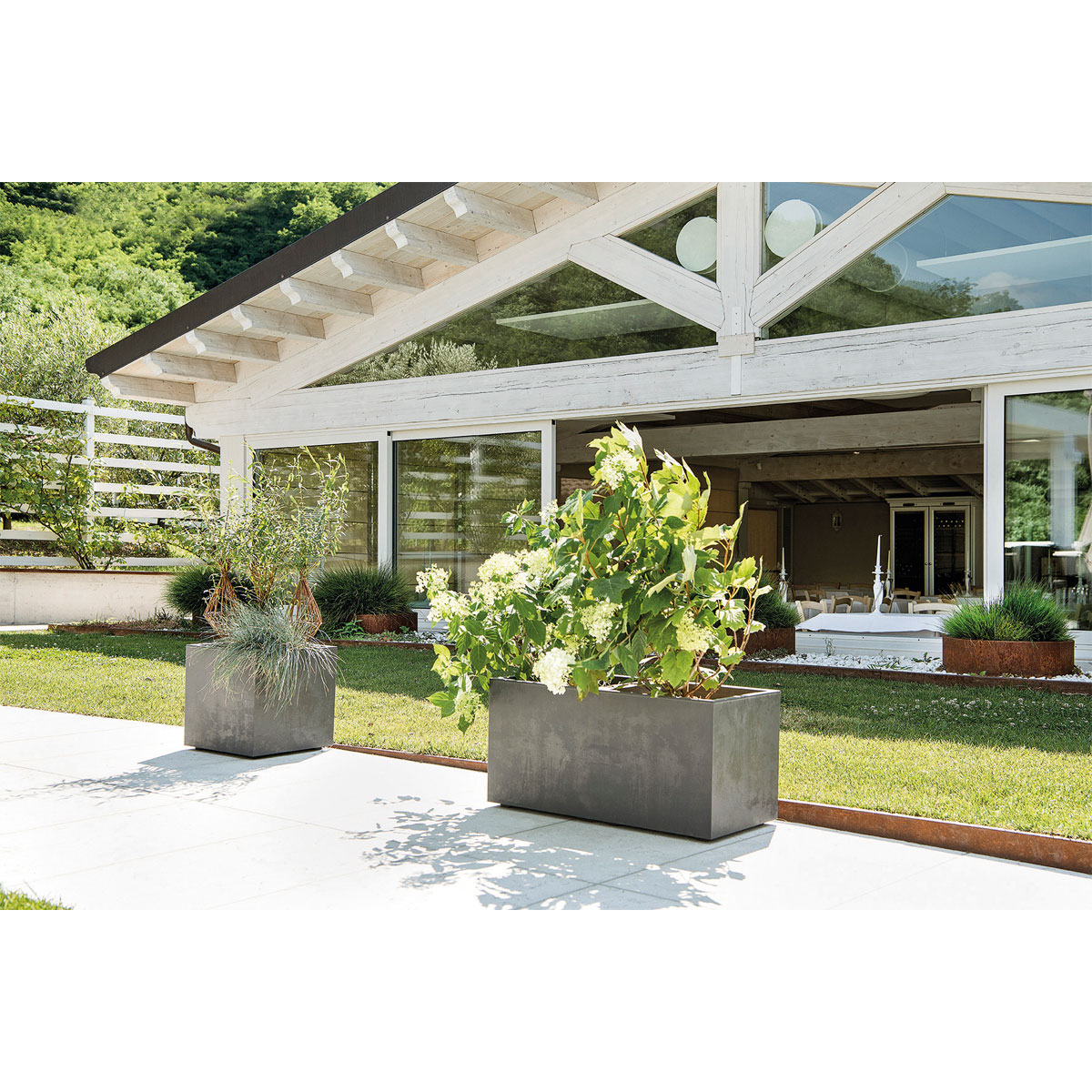 Pflanztopf Millennium anthrazit 39 x 39 x 39 cm Bild 3