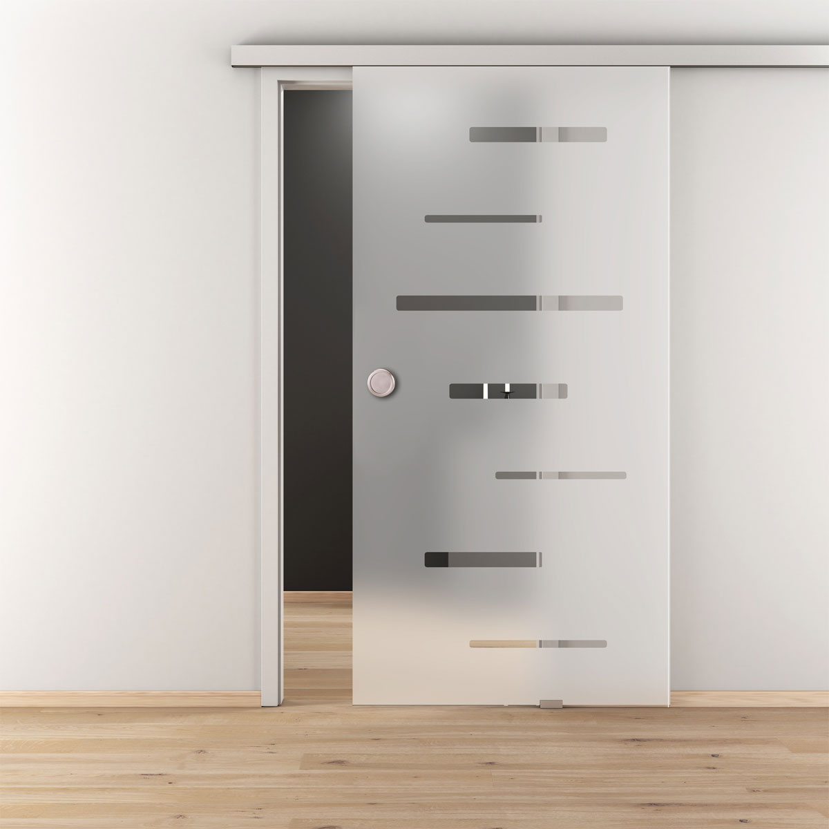 Novadoors Glasschiebetür NOVA 511 mattiert 93,5 x 205,8 cm