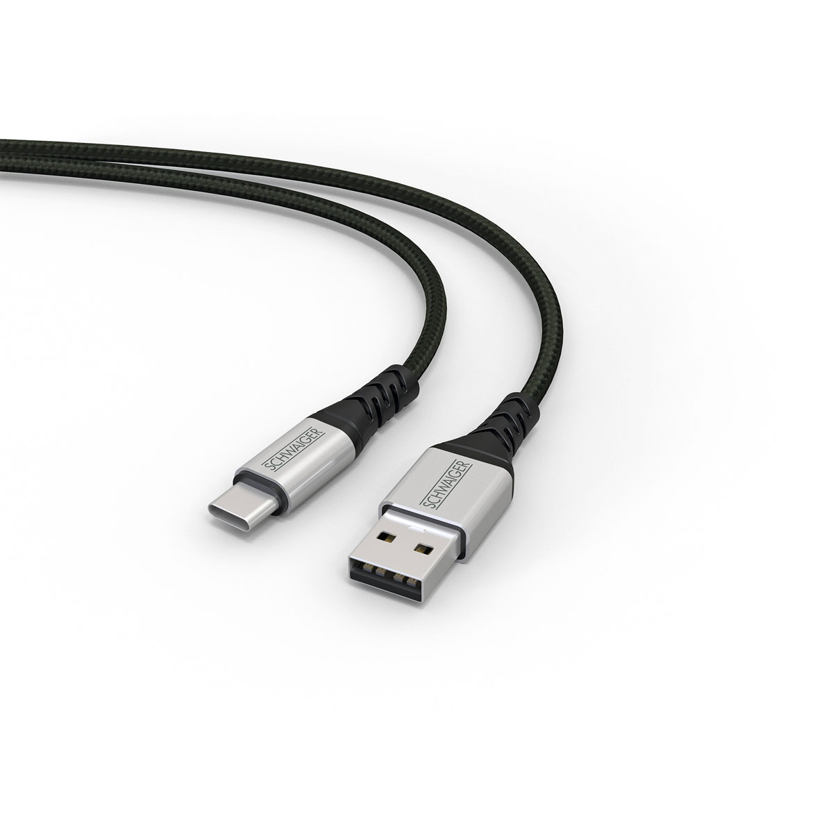 Schwaiger  Sync und Ladekabel Typ C/A 1,2 m