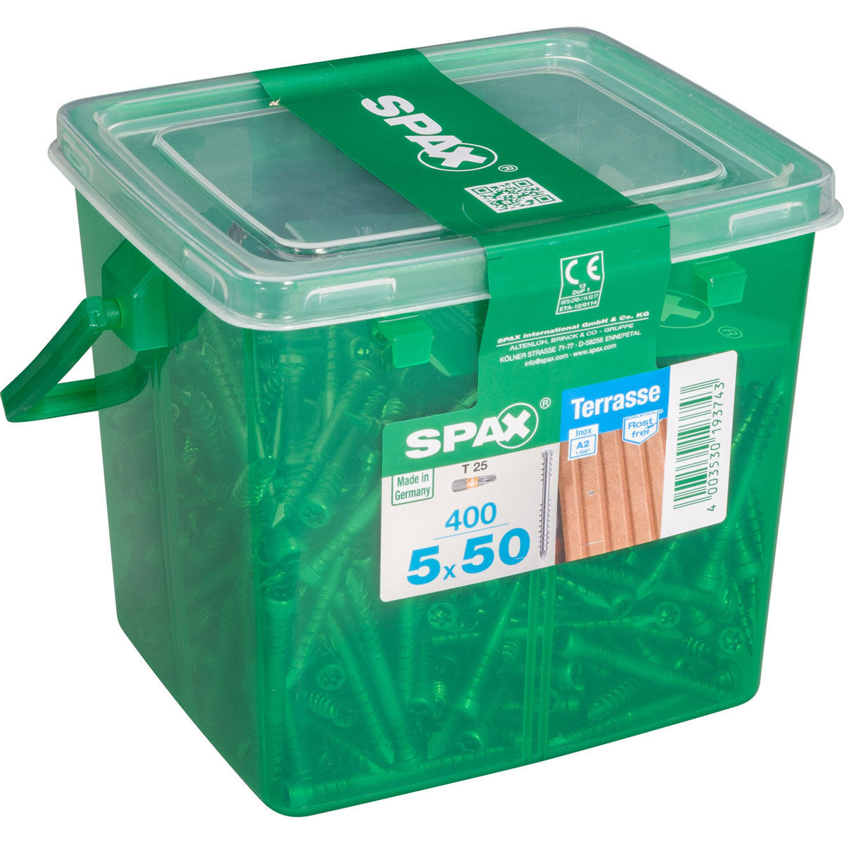 Spax Terrassenschrauben Zylinderkopf selbstbohrend 5 x 50 mm