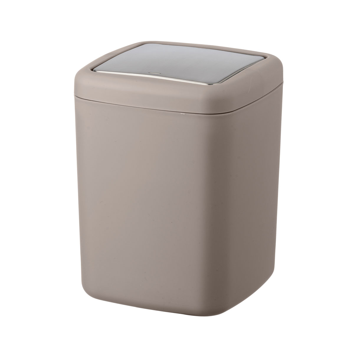 Wenko Schwingdeckeleimer Barcelona Taupe 3 L