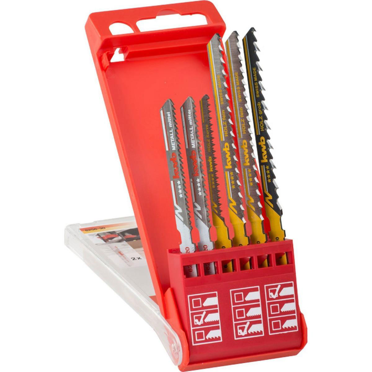 kwb  Stichsägeblätter-Set 6 teilig S20