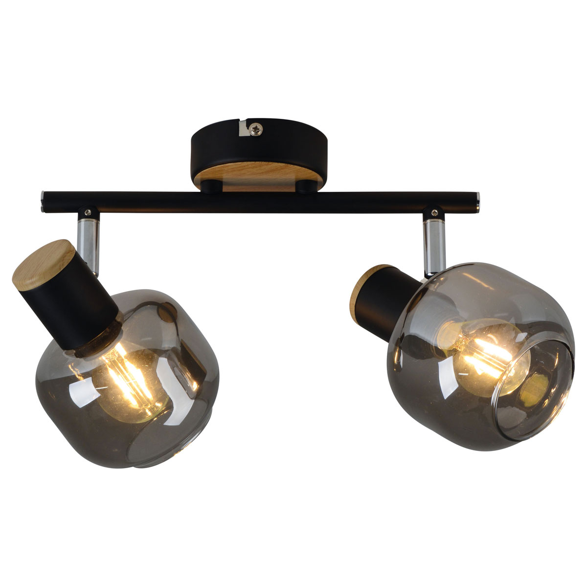 näve Spotserie Famuso 2 Spots schwarz