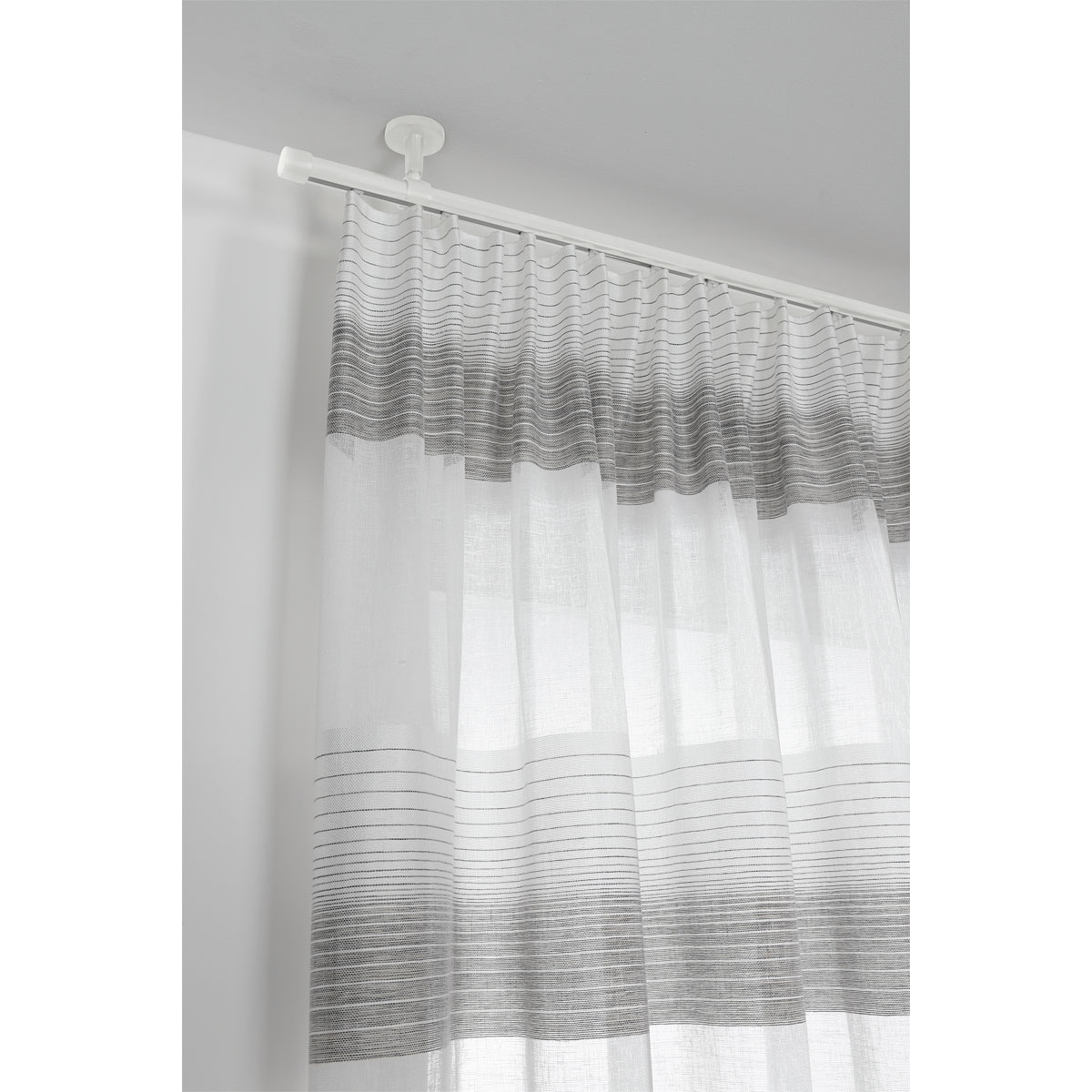 Gardinia  Gardinenstange Chicago mit Innenlauf Durchmesser 16 mm 160 cm weiß Bild 6