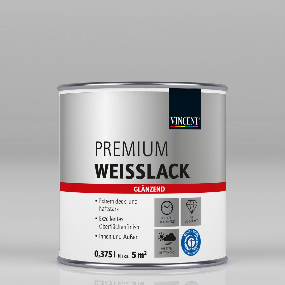Premium Weißlack „RAL 9001 Cremeweiß“ glänzend, 375 ml