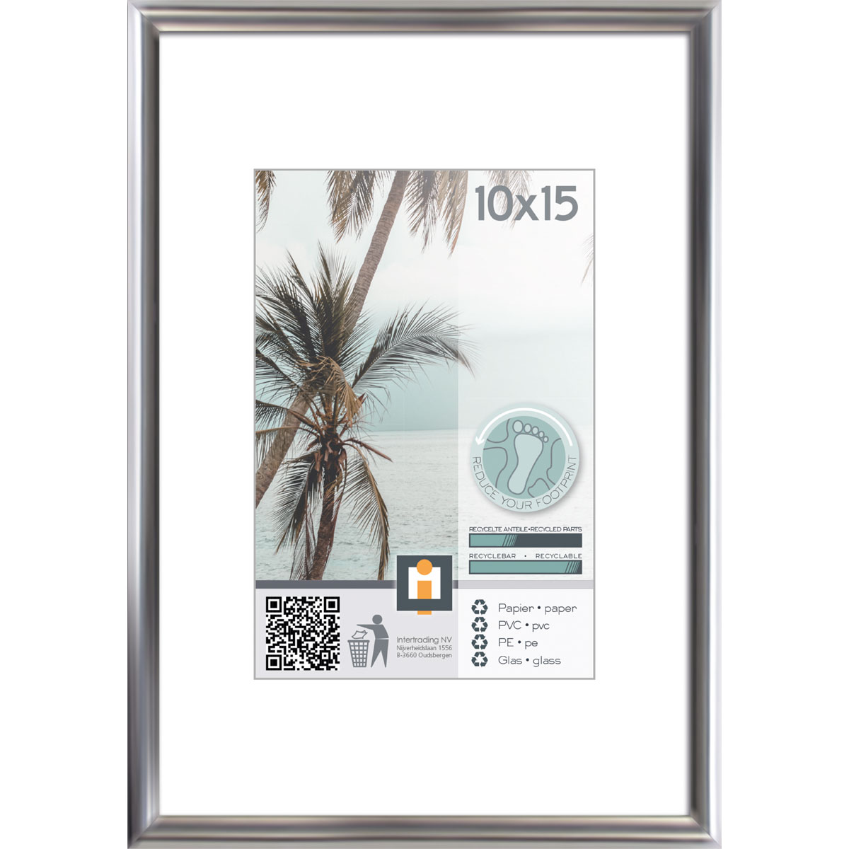 Bilderrahmen Kyoto 10x15 cm silber