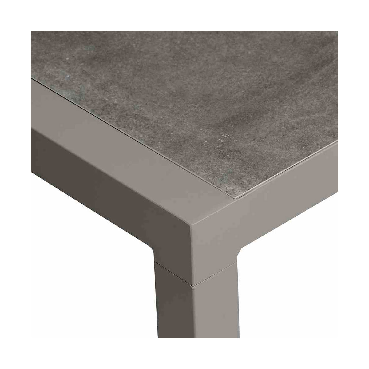 Loungetisch „Belia“, 120x70x43,5 cm, matt silber/anthrazit
