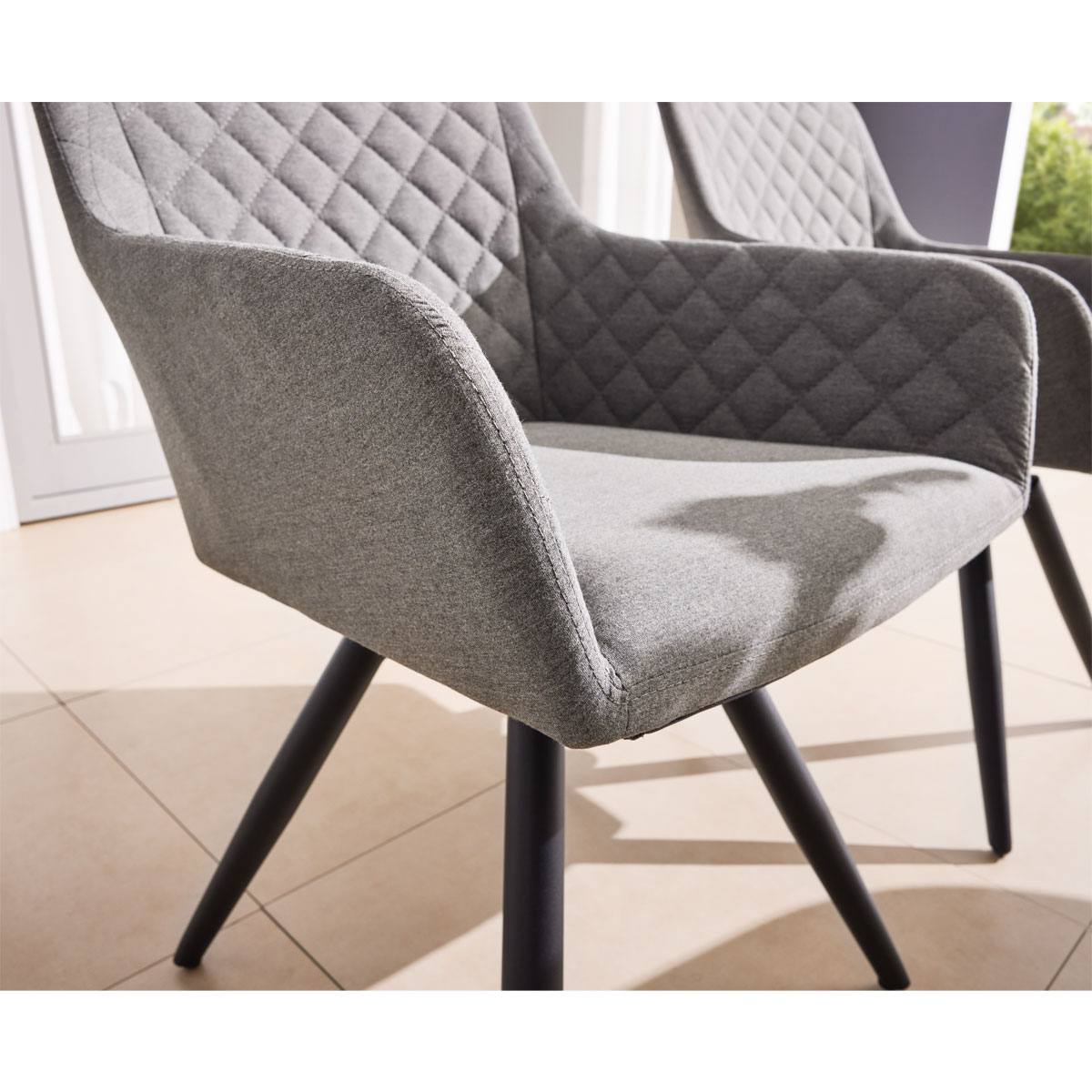 Haveson Drehsessel NOVARA drehbar LIKA-TEX-Bezugsstoff anthrazit Bild 6