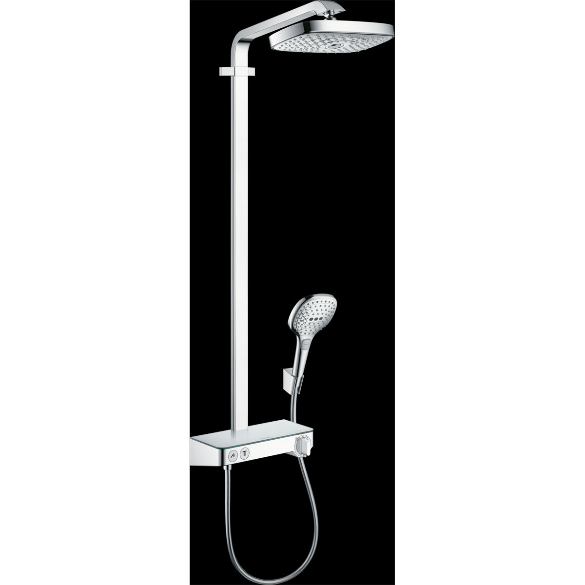 Hansgrohe  Duschsystem 300 Raindance Select E 2 Strahlarten mit ShowerTablet Select 300 Chrom