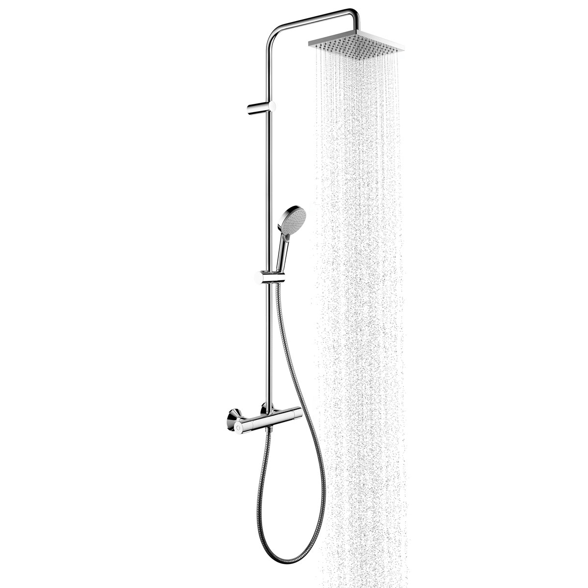 Hansgrohe Duschsystem Vernis Shape mit Thermostat chrom Bild 2