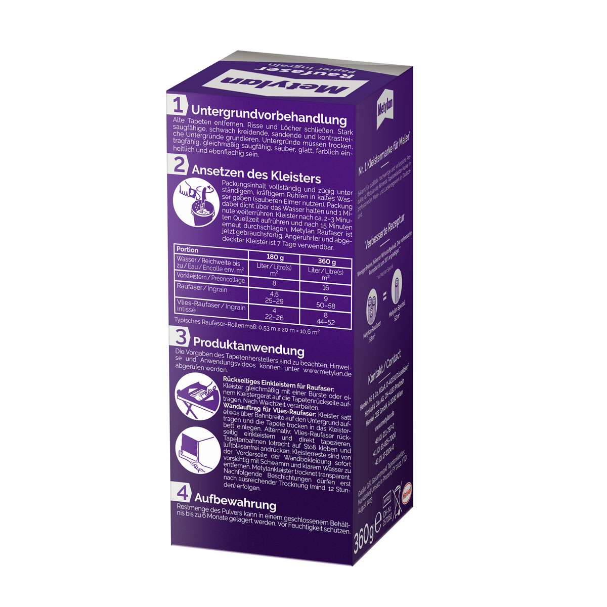 Metylan Kleister Raufaser 360 g Bild 2