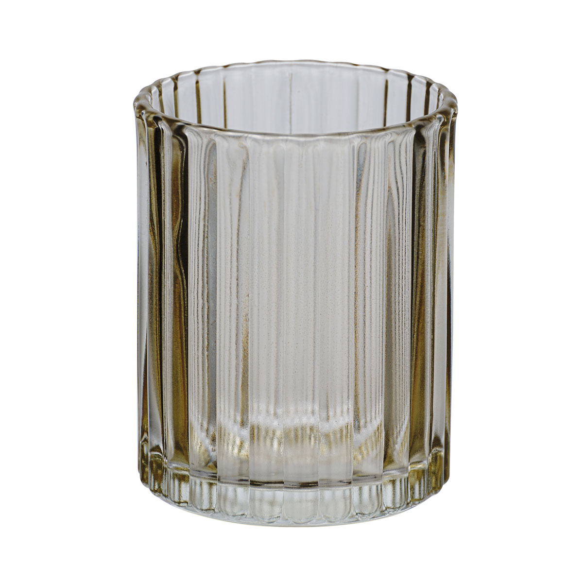 Wenko Zahnputzbecher Vetro braun Bild 2