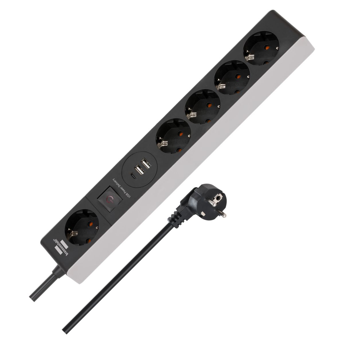 Brennenstuhl 5-fach Steckdosenleiste mit Power-Delivery 1,5m