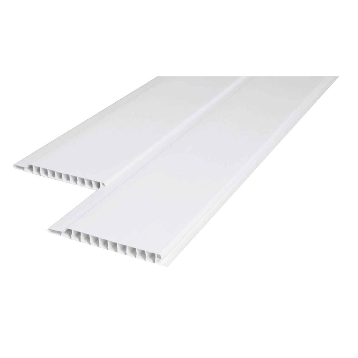 Specht Vinylboden  Kunststoff-Paneel Duropan weiß 270 x 10,5 cm