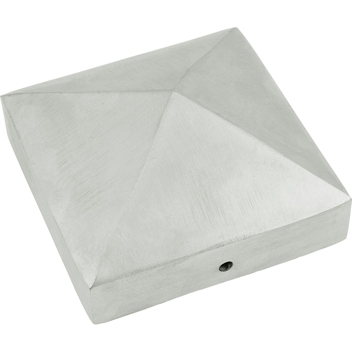 Connex Pfostenkappe Pyramide 9 x 9 cm Aluminium