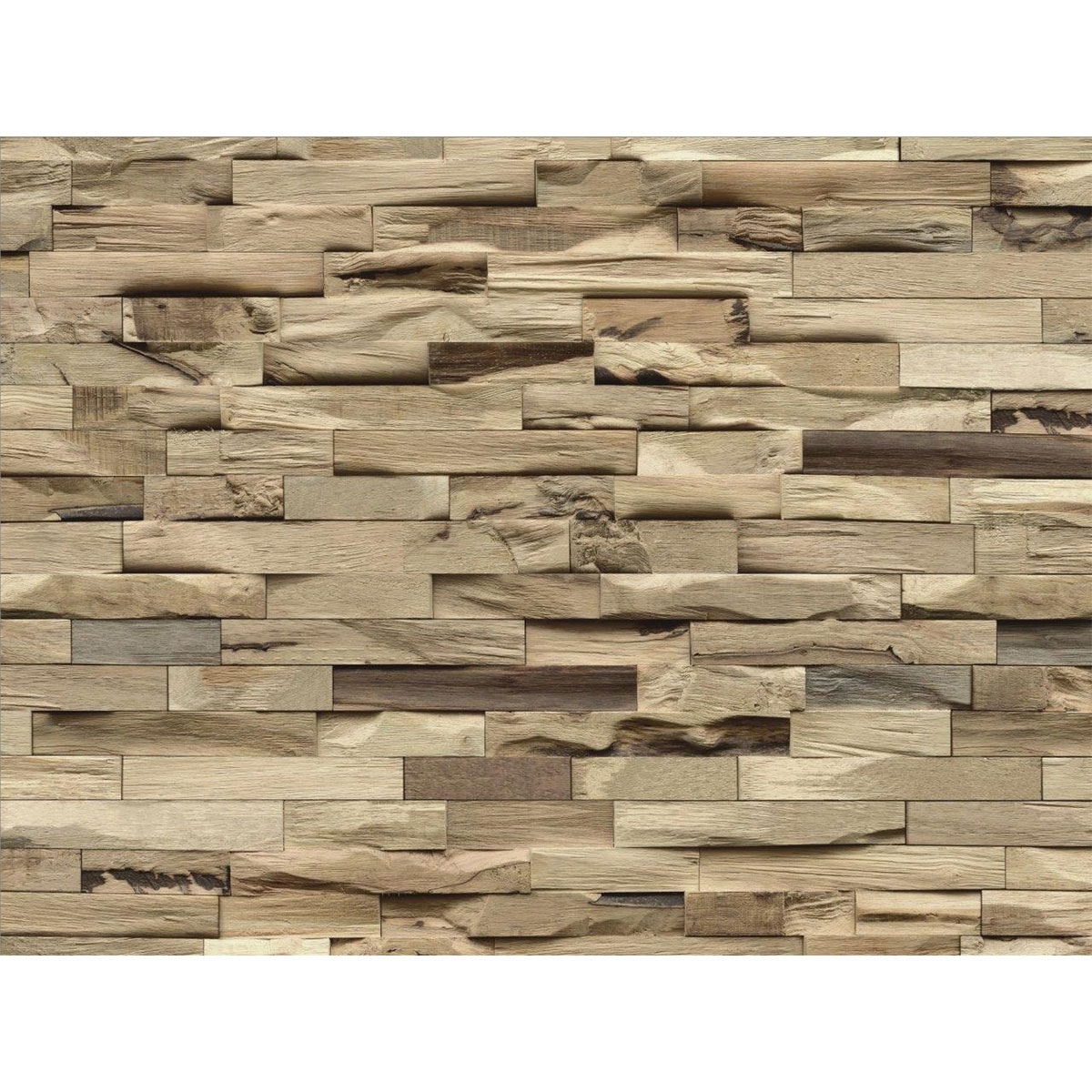 Indo Wandverkleidung Beachwood Heavea Natural 10er-Set