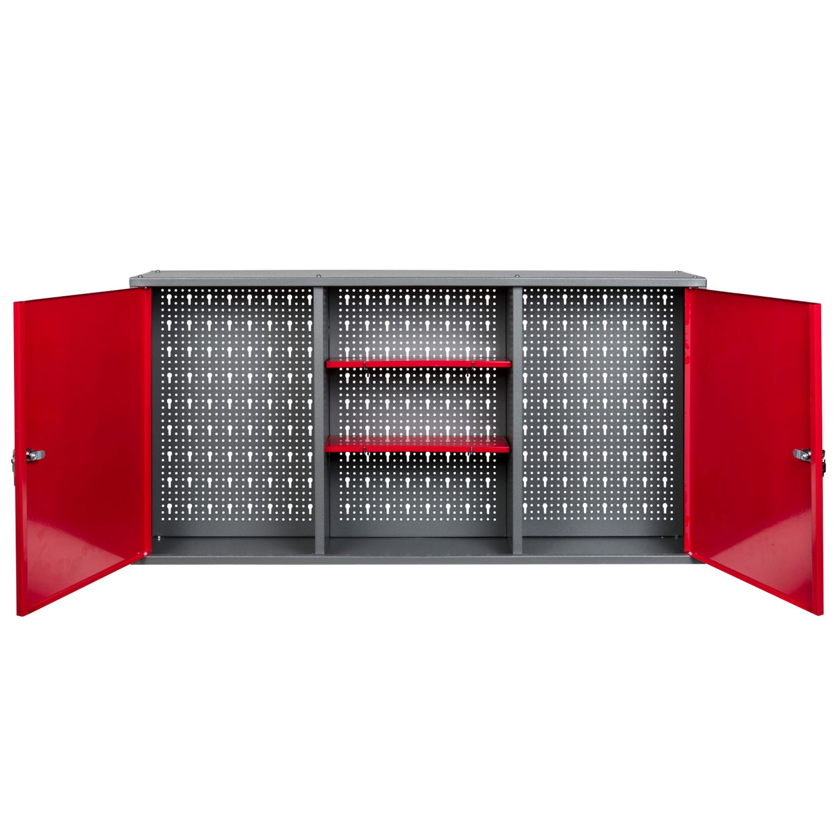 Kreher Metall-Werkstattschrank 120 x 60 x 19 cm rot Bild 2