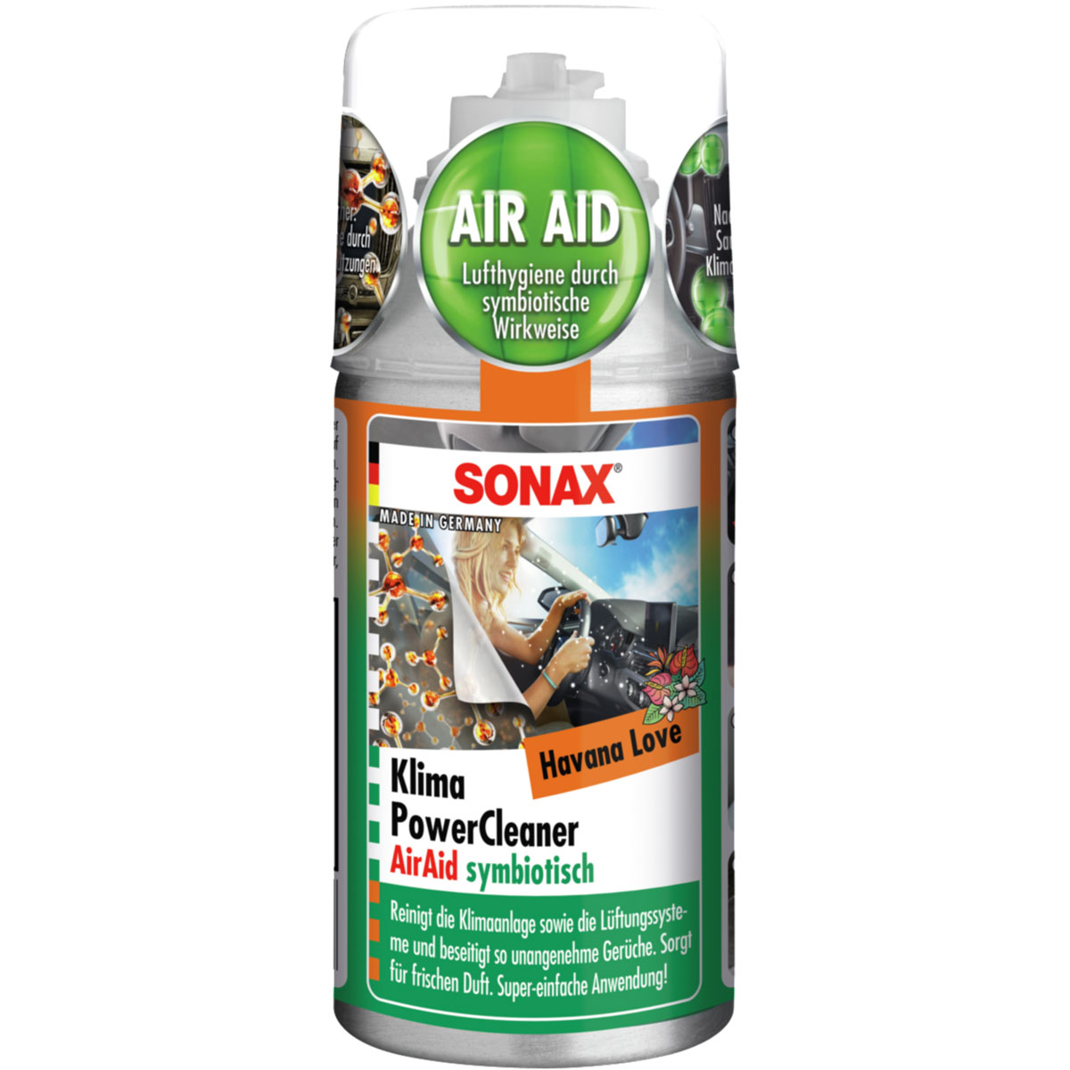 Sonax  Klima Power Cleaner für die Klimaanlage HavanaLove 100 ml