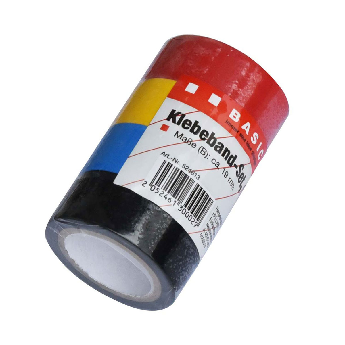 Basic Klebeband-Set 4-teilig bunt