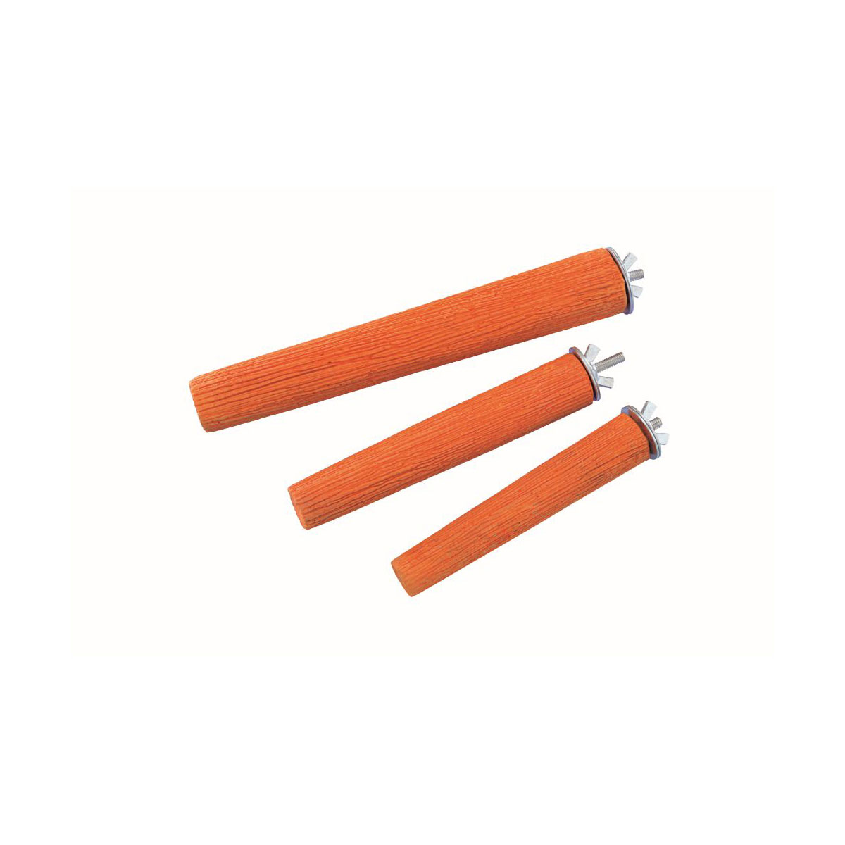 Sitzstange Mineral Stones orange 22 cm 290 g