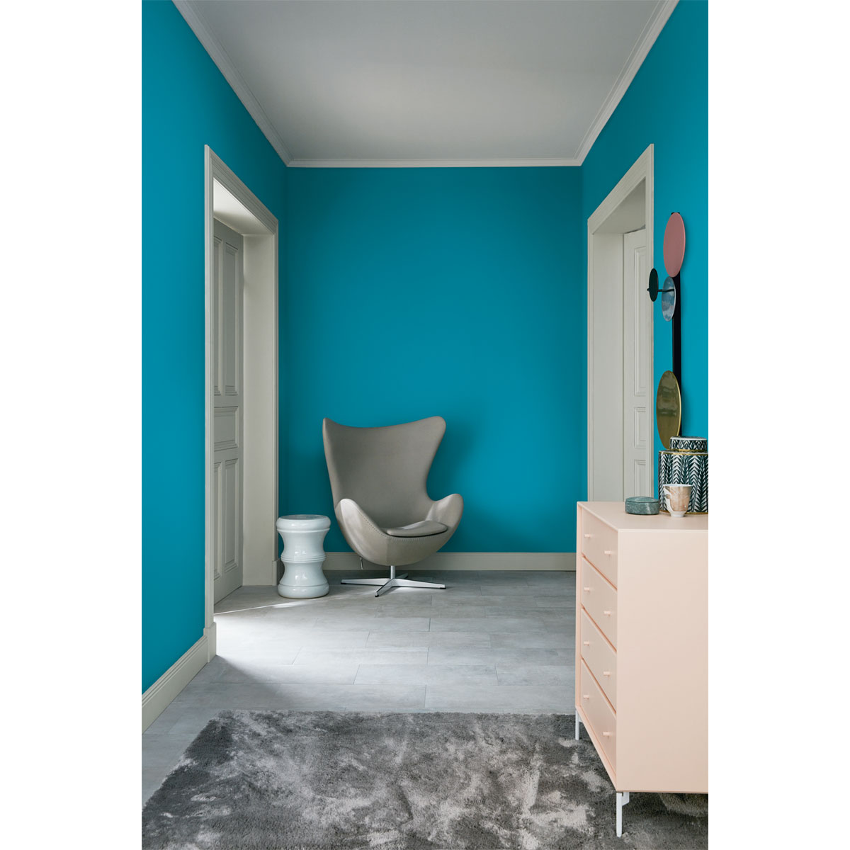 Schöner Wohnen Farbe Trend Wandfarbe Lagune matt 1 L Bild 2