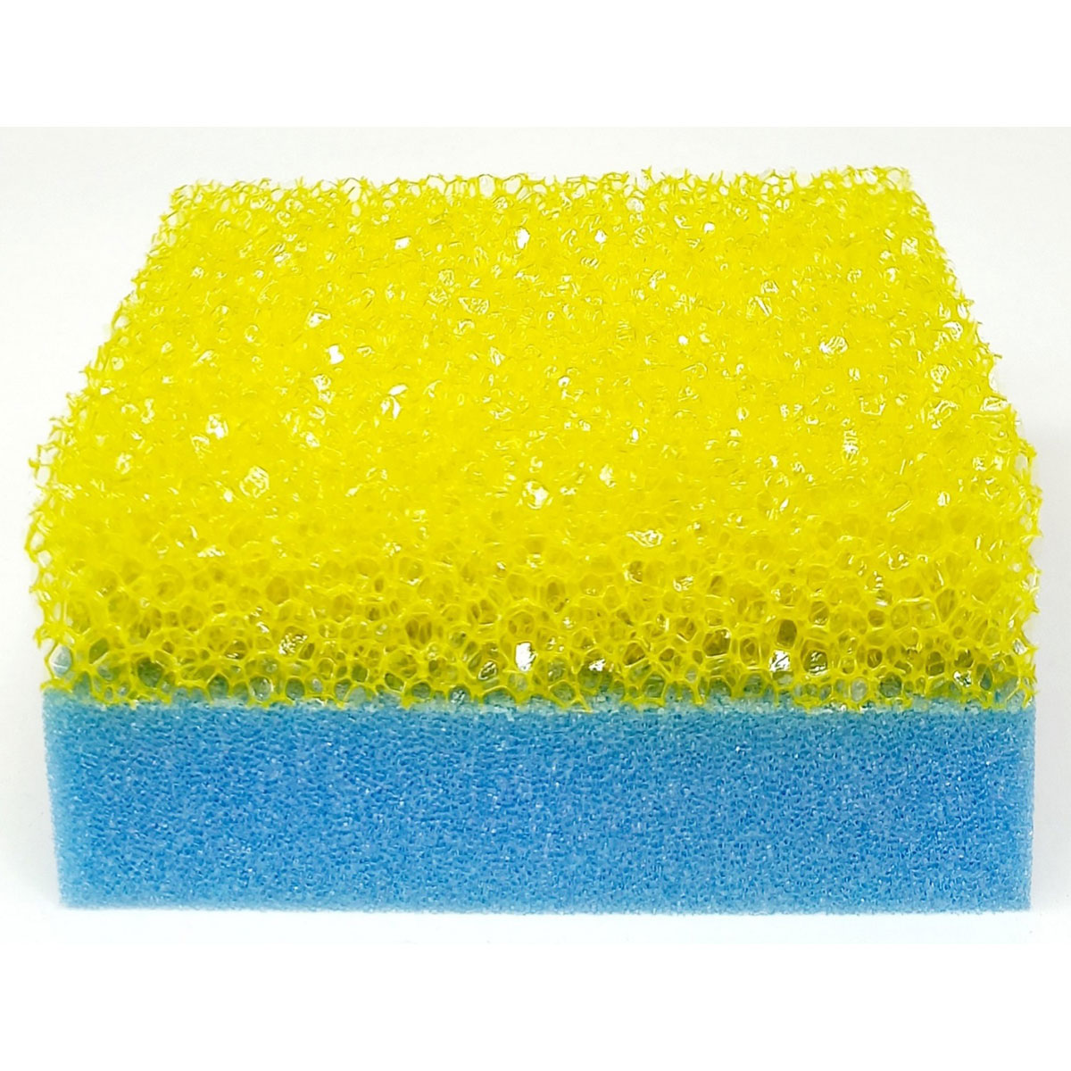 Reinigungsschwamm blau/gelb 10 x 8 x 5 cm