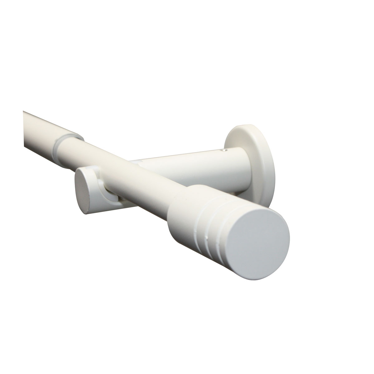 Gardinia Gardinenstange Elba Zylinder Durchmesser 1,9/1,6 x 190-340 cm ivory Bild 3