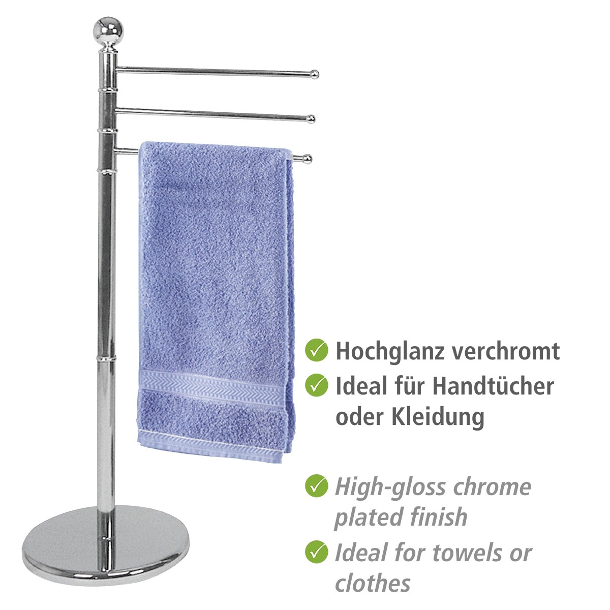Wenko Exclusiv Handtuchständer chrom Bild 3