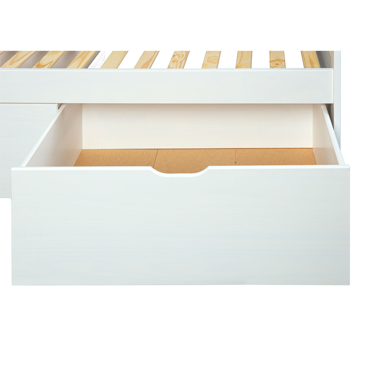 Funktionsbett „Einar“, weiß, 90x200 cm