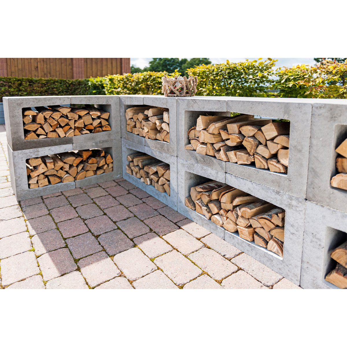 Diephaus  U-Stein grau anthrazit 40 x 40 x 40 cm Bild 2