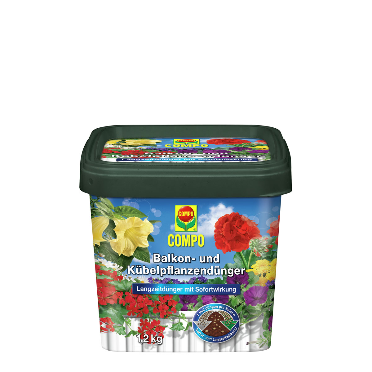 Compo Balkon- & Kübelpflanzendünger 1,2 kg