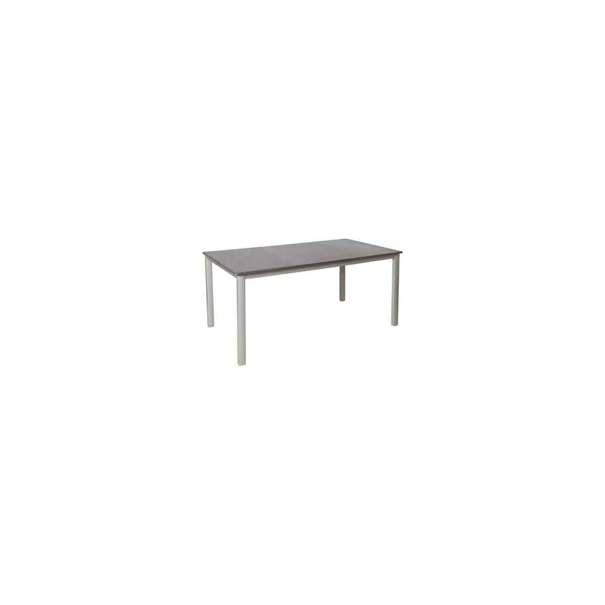 acamp Loft-Tisch „Acaplan“ 160x90 cm, platin/schiefer