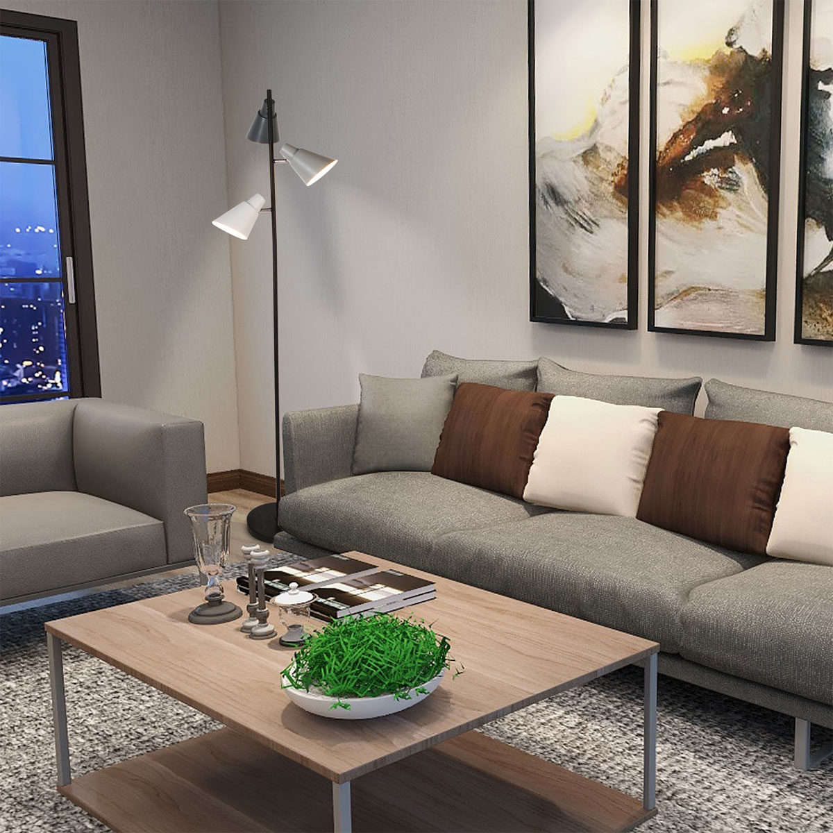 Flector Stehleuchte Mika schwarz Bild 2