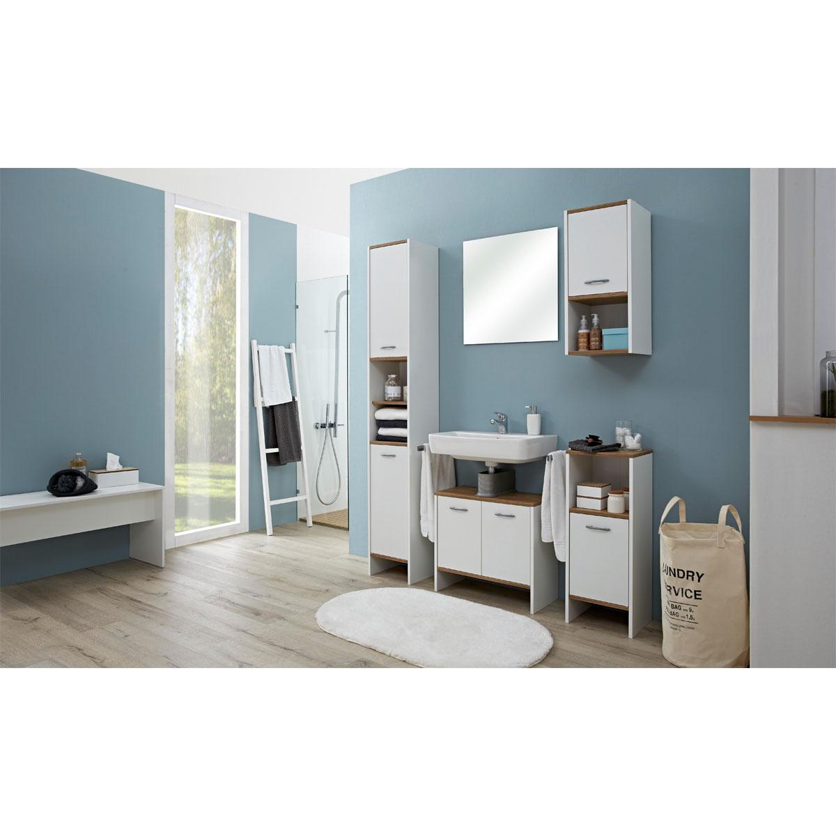 Pelipal Hochschrank Sina 33 x 195,5 x 28 cm weiß Bild 2