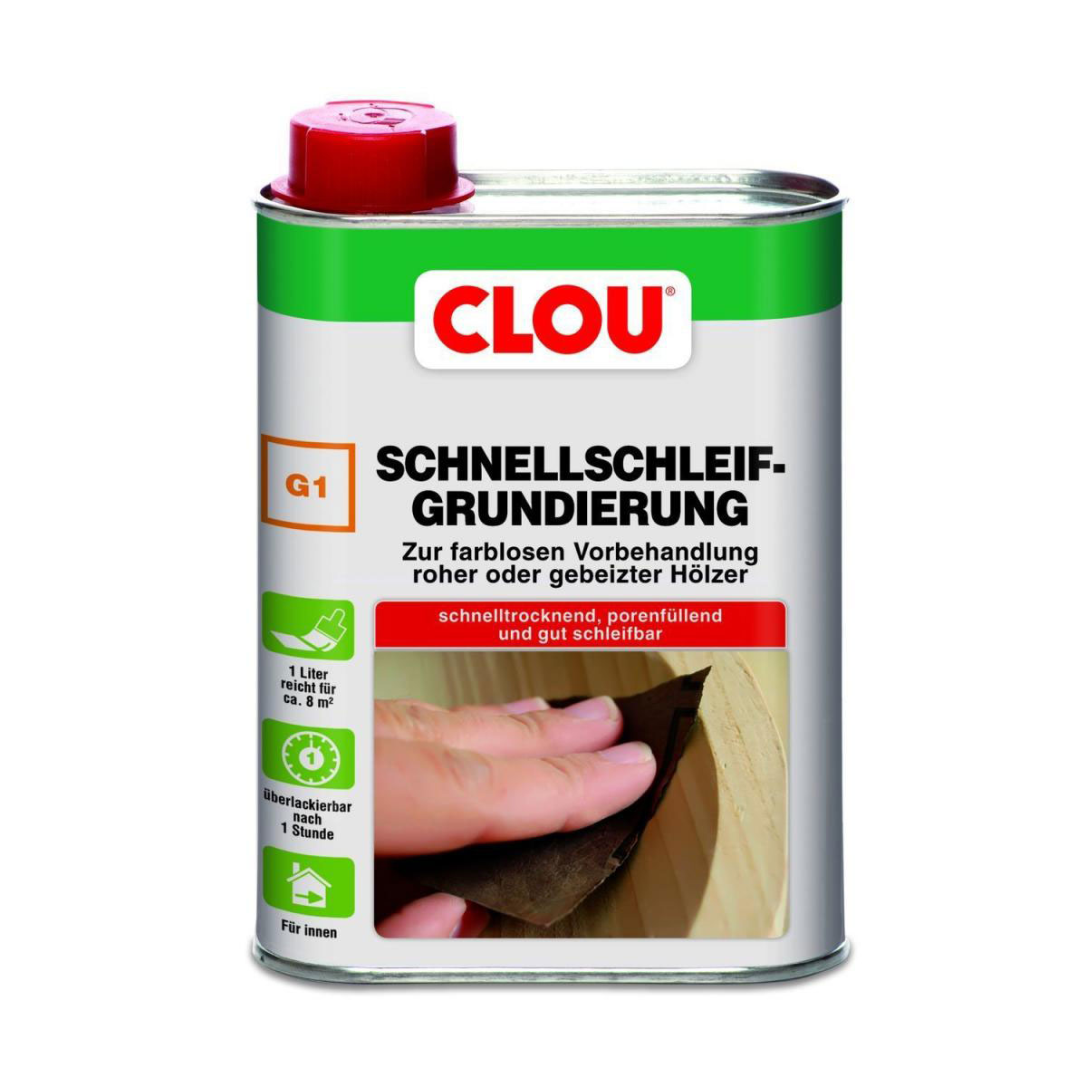Clou G1 Schnellschleif-Grundierung, 250 ml