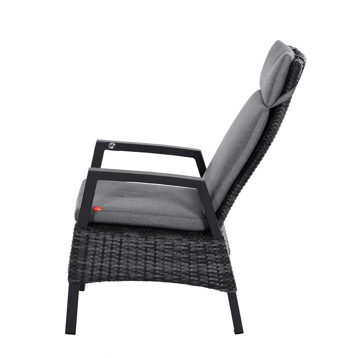 Siena Garden Positionssessel Taranto Aluminium-Gestell anthrazit Gardino-Geflecht Bild 3