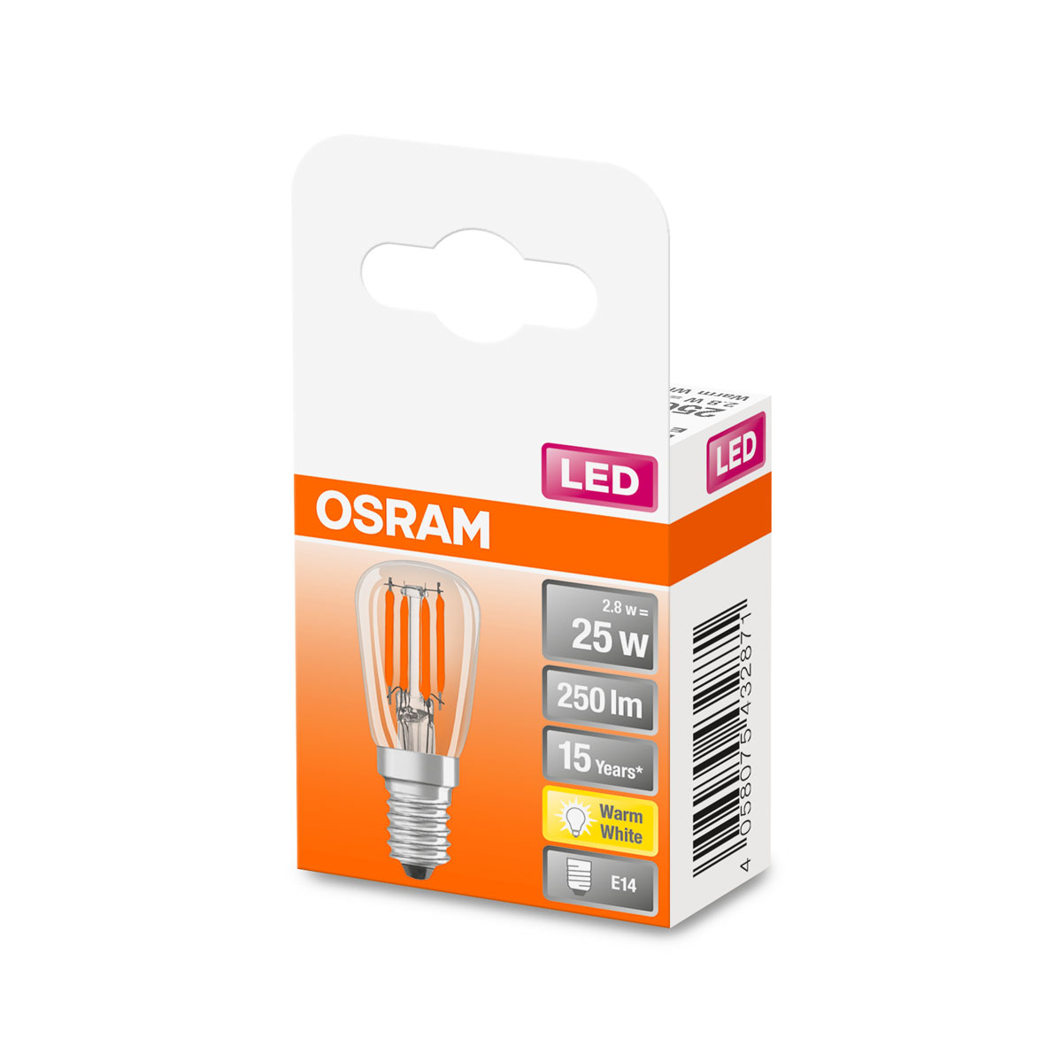 Osram LED-Leuchtmittel E14 warmweiß 25W Bild 2