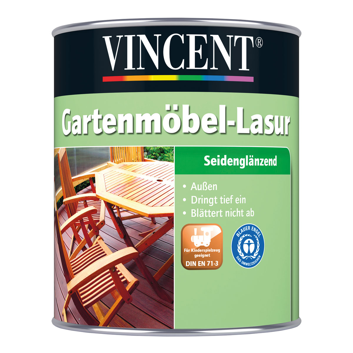 Vincent Gartenmöbel-Lasur Teak 2,5 L