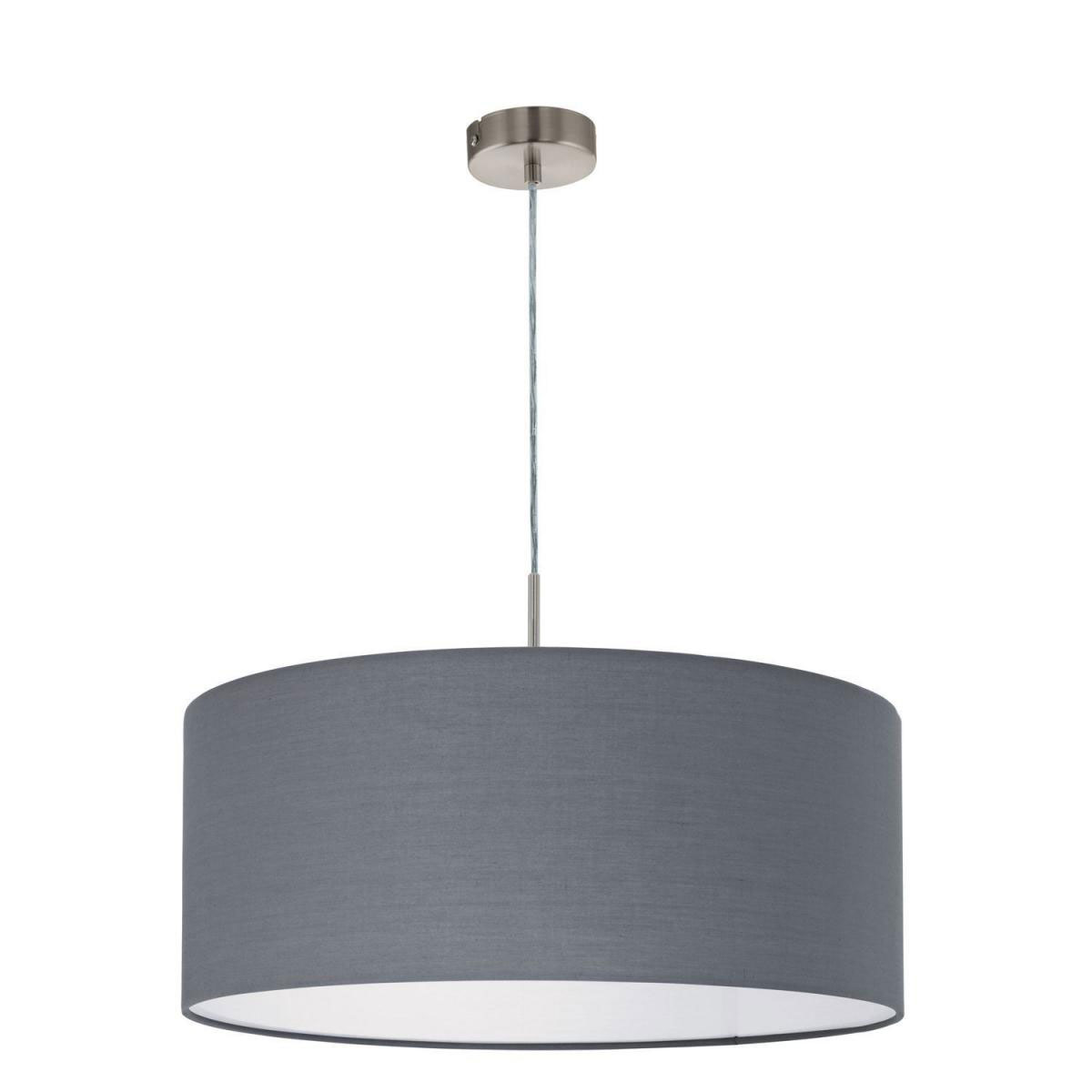 Eglo Hängeleuchte Pasteri nickel/grau 53 cm